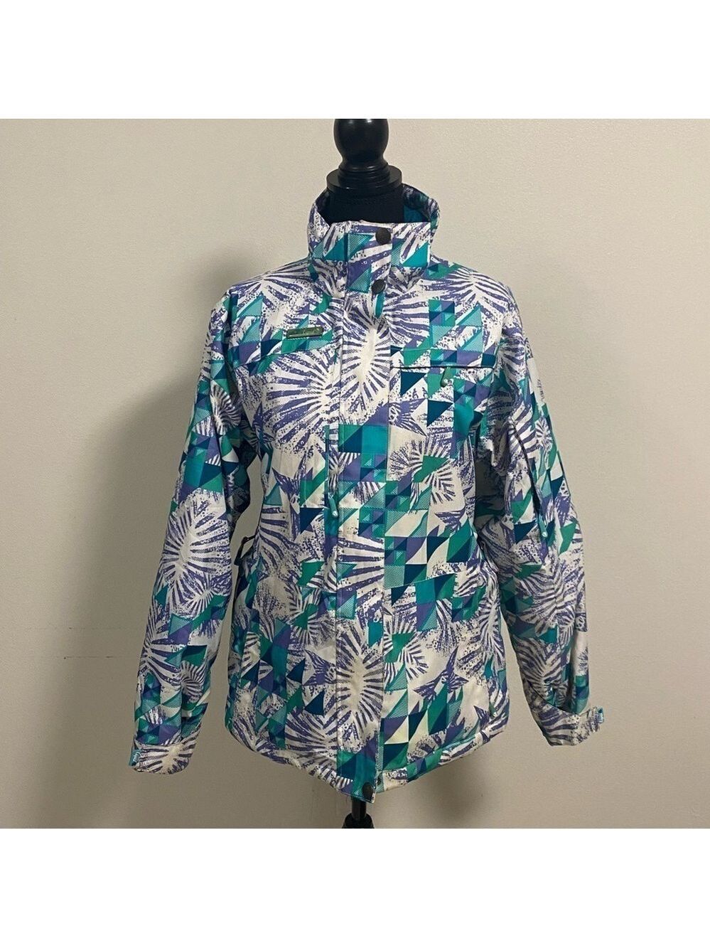 Liquid Venture Jacket Kids Size XL Abstract Print Snow ski Jacket